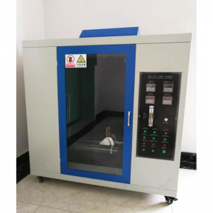 Vertical and horizontal combustion tester