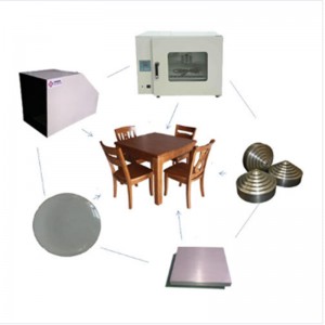 Furniture surface resistance to cold liquid, dry and wet heat tester